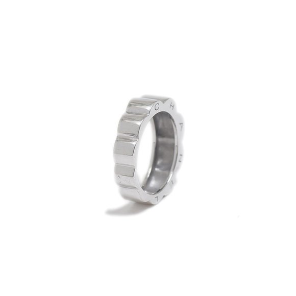 Chanel Profield Camellia Ring WG #49 BP - Picture 1 of 5